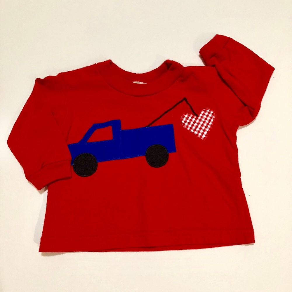 Boy's Valentine's Day Shirt in 9 Months
